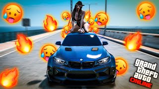 CONSIGO NOVIA con mi BMW MODIFICADO en GTA5 RP [upl. by Averell]