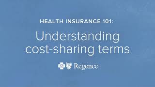 HEALTH INSURANCE 101 Understanding costsharing terms [upl. by Eiffub974]