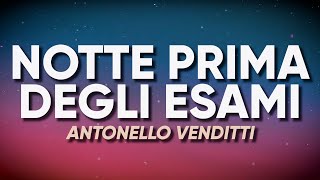 Antonello Venditti  Notte Prima degli Esami TestoLyrics  Live Version [upl. by Aisetal]