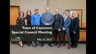 Town of Canmore Special Council Meeting  May 23 2023 [upl. by Emelda428]