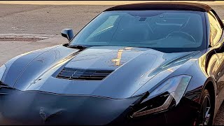 Access rear speakers in C7 Corvette Tips to remove rear speaker grill  Top HALF DOWN easy access [upl. by Ahsercul973]