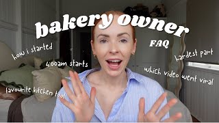 How do you become a bakery owner QampA [upl. by Shaylah]