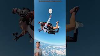 Parachute landingparachute travel adventure flying shortsvideo landing ytshortsvideo facts [upl. by Rraval]