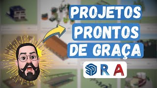 Como baixar Projetos prontos para Revit SketchUp e AutoCAD de maneira Gratuita [upl. by Seraphine]