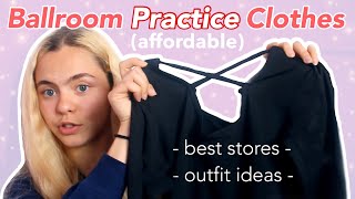 Where to Buy Ballroom Dance Practice Wear amp My Practice Outfits [upl. by Amle]