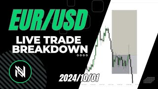 EURUSD Live Trade Breakdown  NaviFX [upl. by Garvey805]