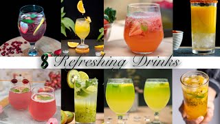 Refreshing drinks  Mocktails  Mojitos  Peppercrush [upl. by Arahsal770]