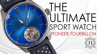 Unveiling the Ultimate Luxury Sports Watch H Moser amp Cie Pioneer Tourbillon 38041208 [upl. by Ardnassak]