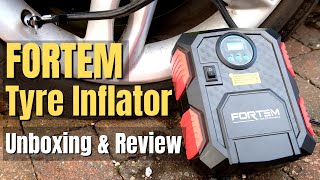 FORTEM Tyre Inflator Review Unboxing amp How to Use It [upl. by Kala]