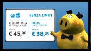 Come risparmiare con TeleTu su telefono e ADSL [upl. by Hniht782]