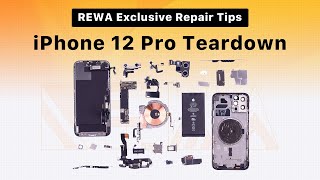 iPhone 12 Pro Detailed Teardown Tips For Repair Shop Technicians [upl. by Aramac]