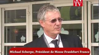 Interview Mr Michael Scherpe  Président de Messe Frankfurt France [upl. by Eizzil]