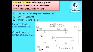 Composite Tolerances in Geometric tolerances [upl. by Eelyrag]