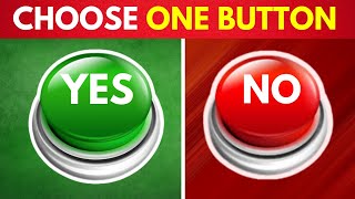 Choose One BUTTON 😱 YES or NO Challenge 🟢🔴 [upl. by Afatsom320]