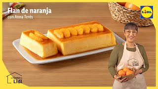 Flan de naranja 🍊🍮  Recetas de frutas y verdura  Lidl España [upl. by Yrag]