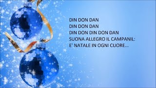 Jingle bells versione italiana  Canzoni natalizie con testo Christmas music with lyrics [upl. by Yenffit]