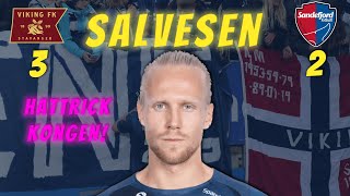 Lars Jørgen Salvesen  HATTRICKHELTEN🤤 [upl. by Anaujik]