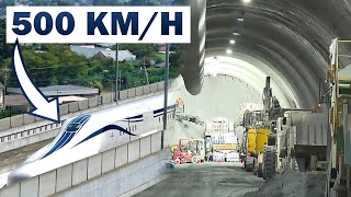 La Construcción del Nuevo Tren Levitante en Japón que está Cambiando los Viajes en el Futuro [upl. by Nosnar]