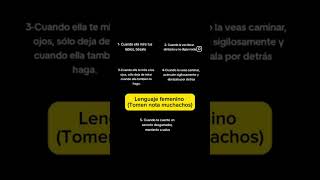 Tomen nota muchachos lenguaje lenguajecorporal lenguadeseñas frases datos shorts reels [upl. by Enived892]