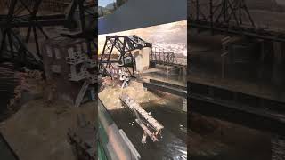 Bascule bridge at Colorado Model Railroad Museum [upl. by Anival]