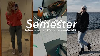 MEIN ZWEITES SEMESTER International Management BWL Module Klausuren amp Wie schwer ist unser Mathe [upl. by Esila731]