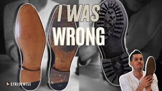 Leather Soles vs Rubber Soles 8 Reasons I Prefer Leather [upl. by Nohsid]