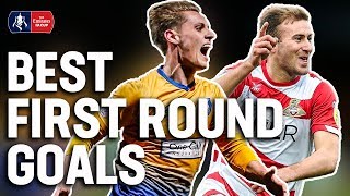 Best Ever First Round Goals  Kane Rose Linganzi Fletcher  FA Cup [upl. by Ahseekal]