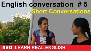 English conversation 5  Short Conversations  Speaking In English [upl. by Secnirp]