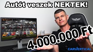 Veszek egy autót a követőimnek 🚘 😮 [upl. by Drawoh535]