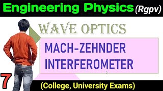 Mech Zehender Interferometer Experiment engineering physics rgpv unit2 wave optics rgpv physics [upl. by Anirbak5]