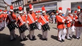 Platzkonzert Johannisfest Spielmannszug Werratal Hauptzug 2017 [upl. by Hansel]