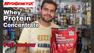 Myogenetix Whey Protein Concentrate  Full Review  High Quality Protein [upl. by Iams992]