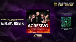 Arcangel De La Ghetto Jowell amp Randy Daddy Yankee  Agresivo Remix 🎙️ ACAPELLA Filtrar IA [upl. by Granville]