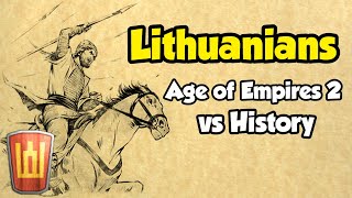 Lithuanians  AoE2 vs History [upl. by Nnahteb]