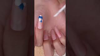 Easy elegant nail design easynailartdesignsforbeginners nailart nails naildesigns easynailart [upl. by Nnylhsa]