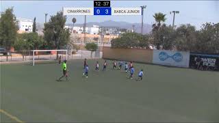 1T  CIMARRONES vs BARCA JUNIOR 2018  Preparación 2024  Liga Menor de Tijuana [upl. by Fasto]