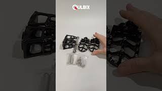 Qulbix foot pegs for standard bicycle bottom bracket [upl. by Pogue626]