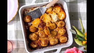 Crispy Parmesan Potatoes Easy  Oven Roasted [upl. by Leirad442]