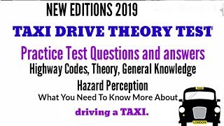 Dvla Texi theory test UK 2021 multiple choice questions officials handbook [upl. by Mackie]