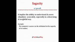 Sagacity [upl. by Nohsyar411]