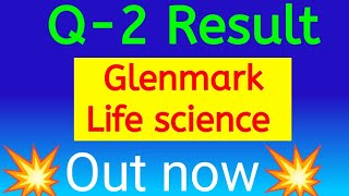 Glenmark Life science share Q2 Result today Glenmark Life science share Q2 Result 2025 [upl. by Vitale927]