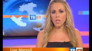 Lisa Marzoli RAI 3 Telegiornale LAZIO 26 08 2011 [upl. by Akinnor321]