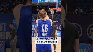 Johnny Furphy lacing up threes at the combine shooting drill 🔥🎯 JohnnyFurphy NBA NBADraft [upl. by Goddard]