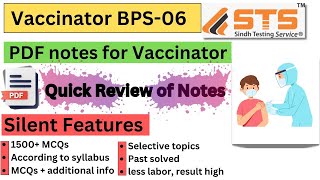 How to prepare Vaccinator STS  Sindh testing Service 2024 EPI  NTS  PDF notes  vaccinator mcqs [upl. by Infeld685]