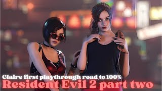 🔴63 Claire first run Resident Evil 2 Remake quotSurviving the Zombie Apocalypse 🧟‍♀️🔫 [upl. by Einwahs75]