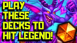 Best Hearthstone Decks Before The New Expansion [upl. by Cirre]