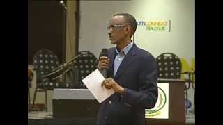 Youth Connekt dialogue  Rwandan Youth Meet President Kagame Kigali 30 June 2013 [upl. by Ax]