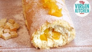 PEACH COBBLER ROULADE RECIPE [upl. by Ute]