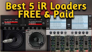 Best 5 FREE amp Paid Guitar amp Bass Impulse Response iR Loader VST Plugins in 2023 [upl. by Volnay528]