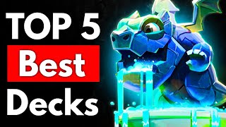 TOP 5 BEST Decks in Clash Royale October 2024 [upl. by Eatnuahc]